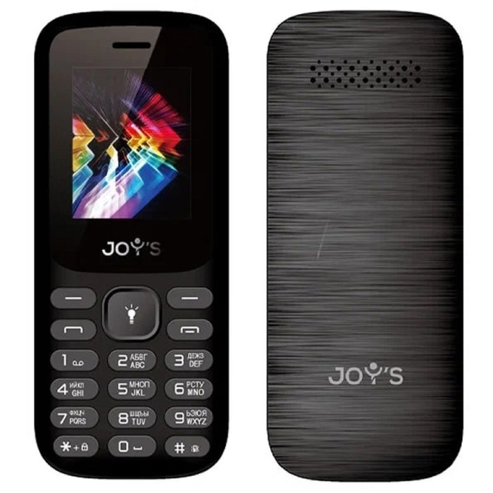 фото Сотовый телефон joy's s21, 1.77", 2 sim, 32 мб, microsd, fm, фонарик, 600 мач, чёрный