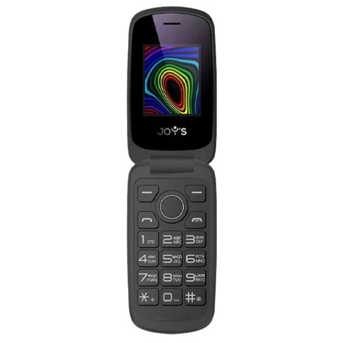 фото Сотовый телефон joy's s23, 1.77", 2 sim, 32 мб, microsd, fm, фонарик, 600 мач, чёрный