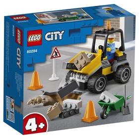 

Конструктор Lego «Автомобиль для дорожных работ», 60284, 58 деталей