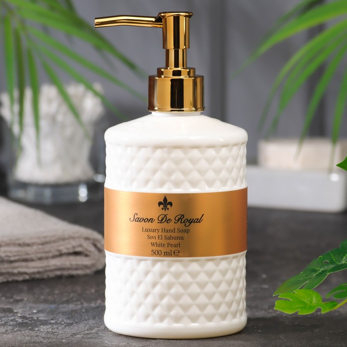 Жидкое парфюмированное мыло для рук Savon De Royal белая жемчужина , 500 мл жидкое парфюмированное мыло для рук savon de royal белая жемчужина 500 мл