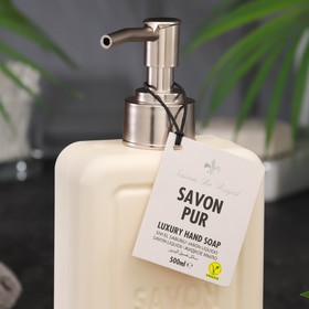 Люксовое жидкое мыло для рук Белое, серия Чистота, Savon De Royal, 500 мл