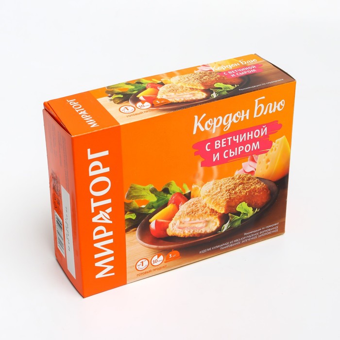 

Кордон блю с ветчиной и сыром 405гр/Мираторг