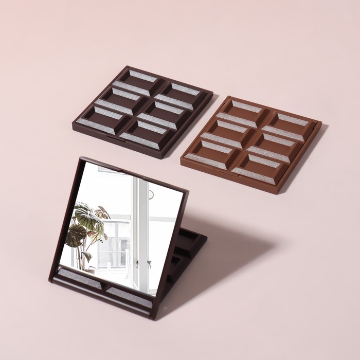 Набор складных зеркал «Шоколадное чудо», 7,5 × 8,5 см, 12 шт
