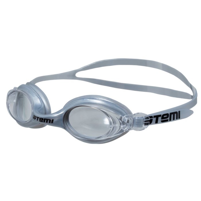 Очки для плавания Atemi N7105, силикон, цвет серебро
