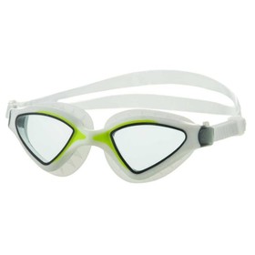 Очки для плавания Atemi N8502, силикон, цвет белый/салатовый