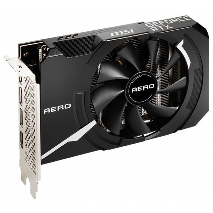 

Видеокарта MSI RTX 3060 Ti AERO ITX 8G OC LHR, GeForce RTX 3060Ti, 8Gb, GDDR6, HDMI, DP