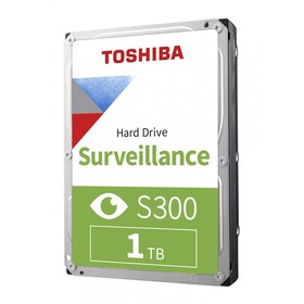 

Жесткий диск Toshiba SATA-III, 1Tb, HDWV110UZSVA Surveillance S300, 5700rpm, 64Mb, 3.5"