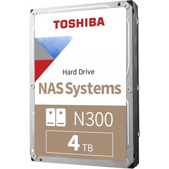 Жесткий диск Toshiba SATA-III, 4Tb, HDWG440UZSVA NAS N300, 7200rpm, 256Mb, 3.5