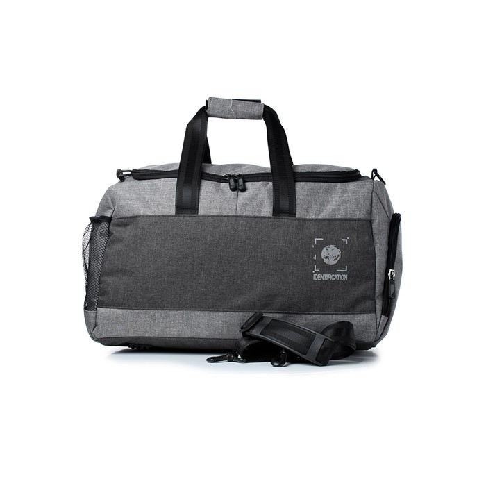 Спортивная сумка, отдел на молнии, цвет серый 49х32х25,5см