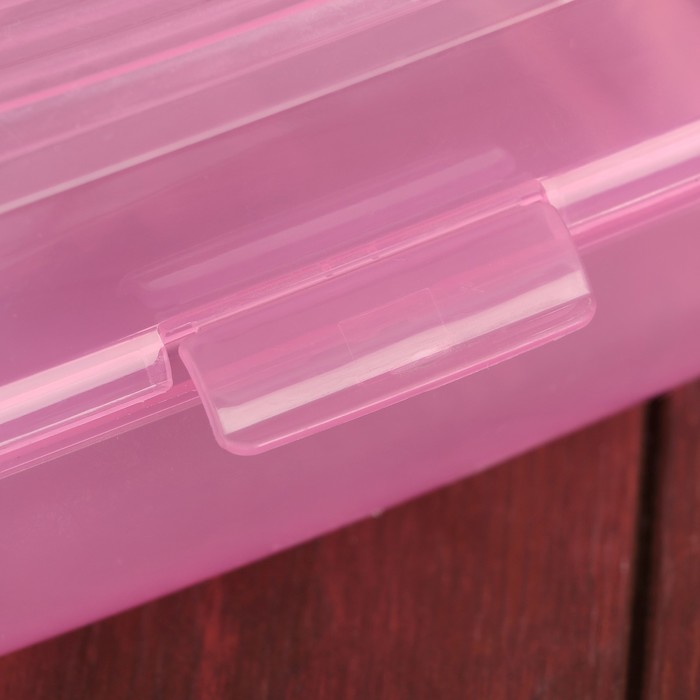 Контейнер пищевой 2 л с крышкой "Сидней", квадратный, цвет МИКС