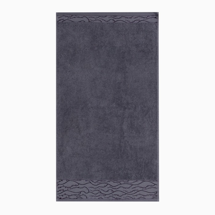 

Набор полотенец в коробке Аврора, размер 50х90+70х130 см, цвет графит, махра, 450 г/м, хлопок 100%