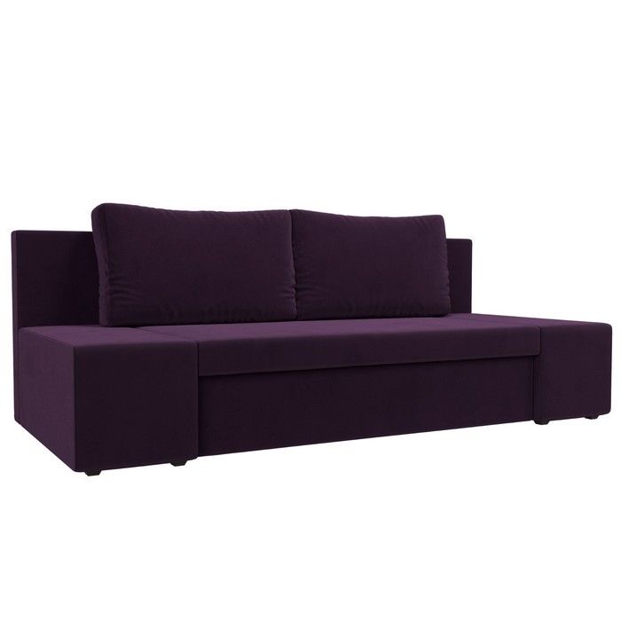 Прямой диван «Сан Марко», еврокнижка, велюр, цвет фиолетовый прямой диван сан марко рогожка