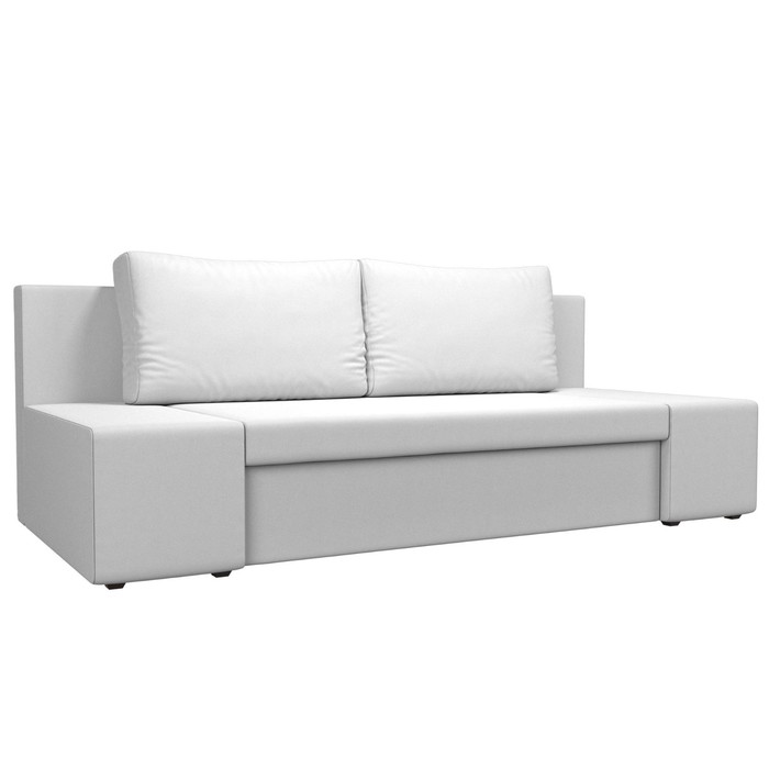 Прямой диван «Сан Марко», еврокнижка, экокожа, цвет белый