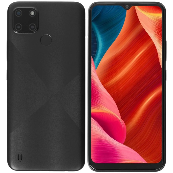Смартфон Realme C21Y 65 LCD 2 sim 3 Гб 32 Гб 13 Мп 5 Мп 5000 мАч NFC черный 899000₽