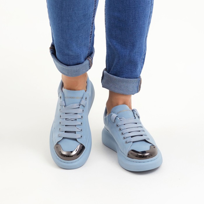 

Кеды женские, цвет голубой, размер 37