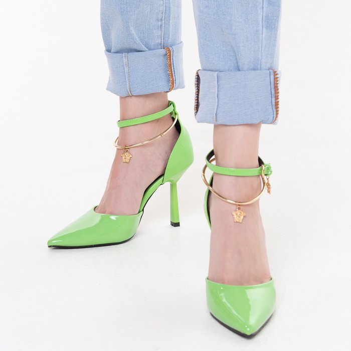Туфли женские, цвет салатовый, размер 36
