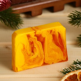 Мыло СПА - уход для бани и сауны Сочного Нового года апельсин-корица 80 гр