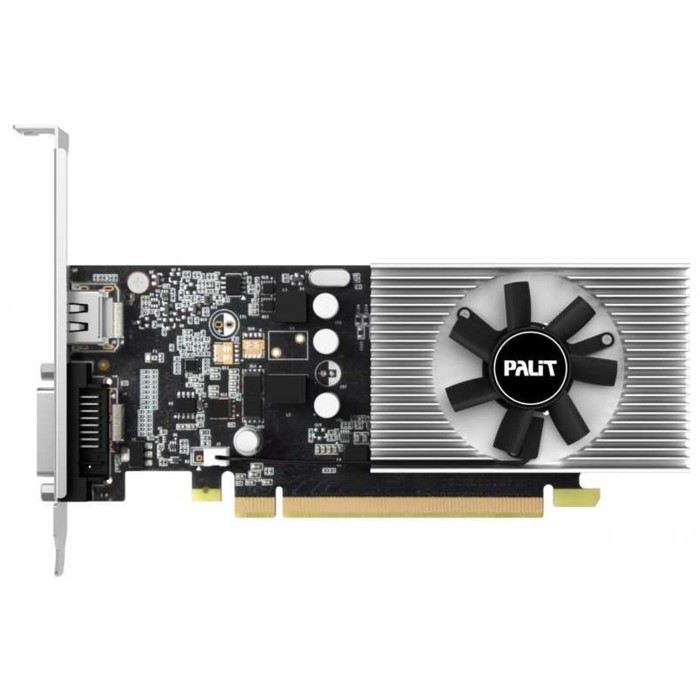 цена Видеокарта Palit PA-GT1030 2GD4, GeForce GT 1030, 2Gb, DDR4, DVI, HDMI, HDCP