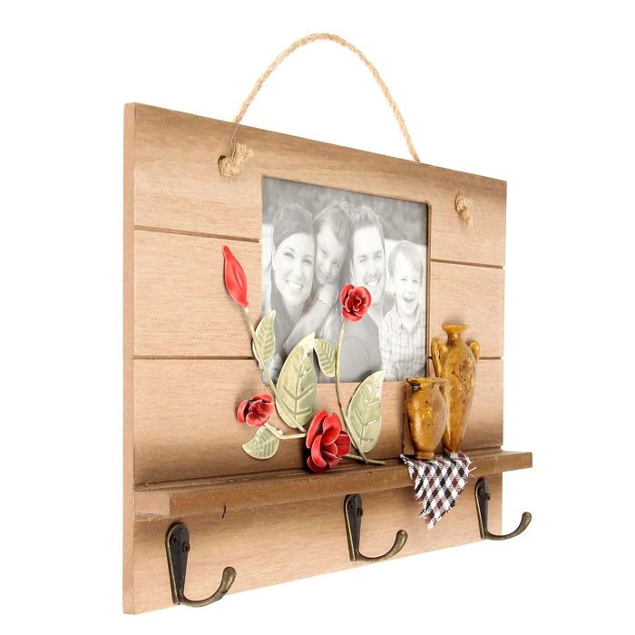 Фоторамка с крючками "Кувшины на подоконнике" для фото 10х15 см