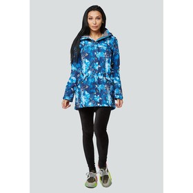 

Парка женская осенняя-весенняя softshell синего цвета, размер 42