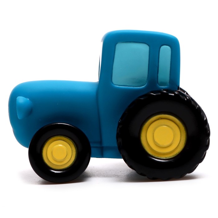 фото Игрушка для ванны «синий трактор с улыбкой», 10 см капитошка
