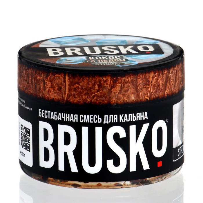 Бестабачная смесь Brusko "Кокос со льдом", 50 г, strong