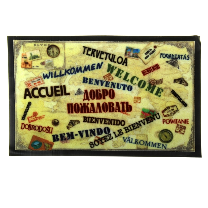 Коврик придверный "Путешествия"