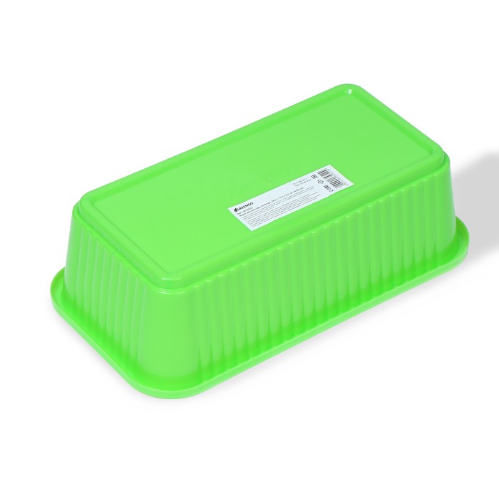 Ящик для рассады, 28.5 × 15.5 × 8.5 см, зелёный, Greengo