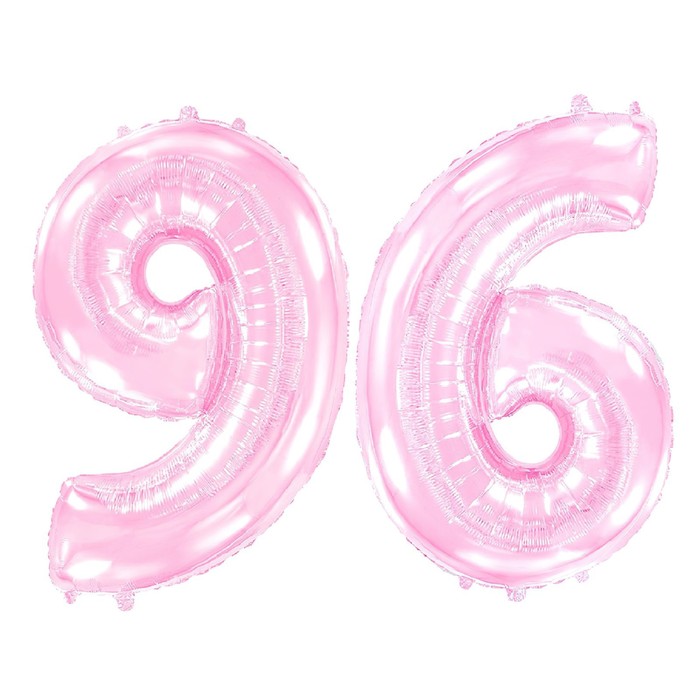 Шар фольгированный 40 «Цифра 6/9», розовый, Pink