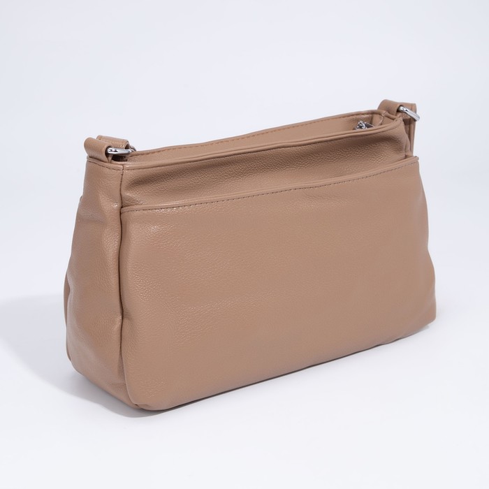 

Сумка кросс-боди на молнии, цвет бежевый