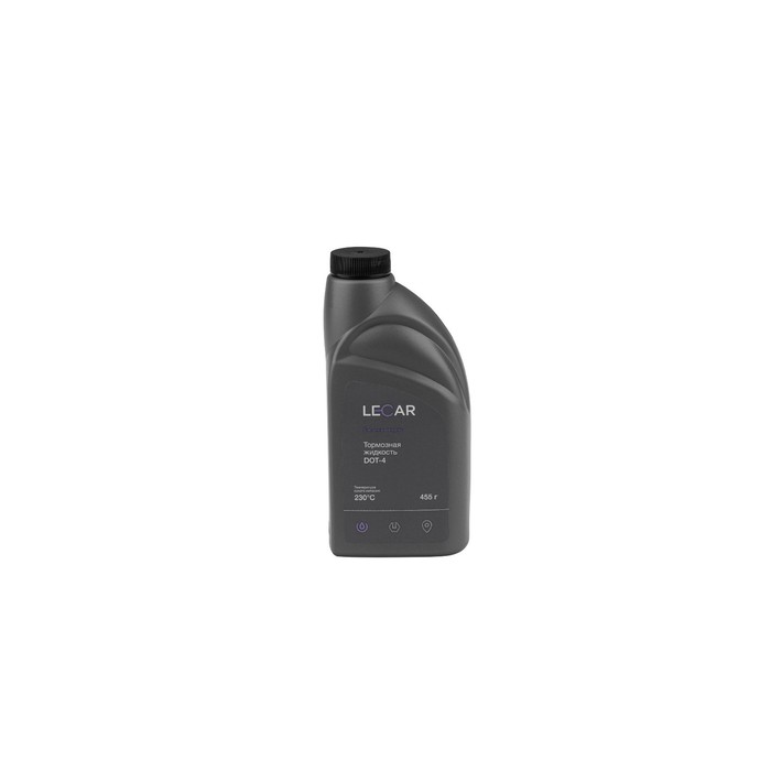 Жидкость тормозная Lecar супер Dot-4, 0,455 л тормозная жидкость liqui moly bremsenflussigkeit sl6 dot 4 0 5 л