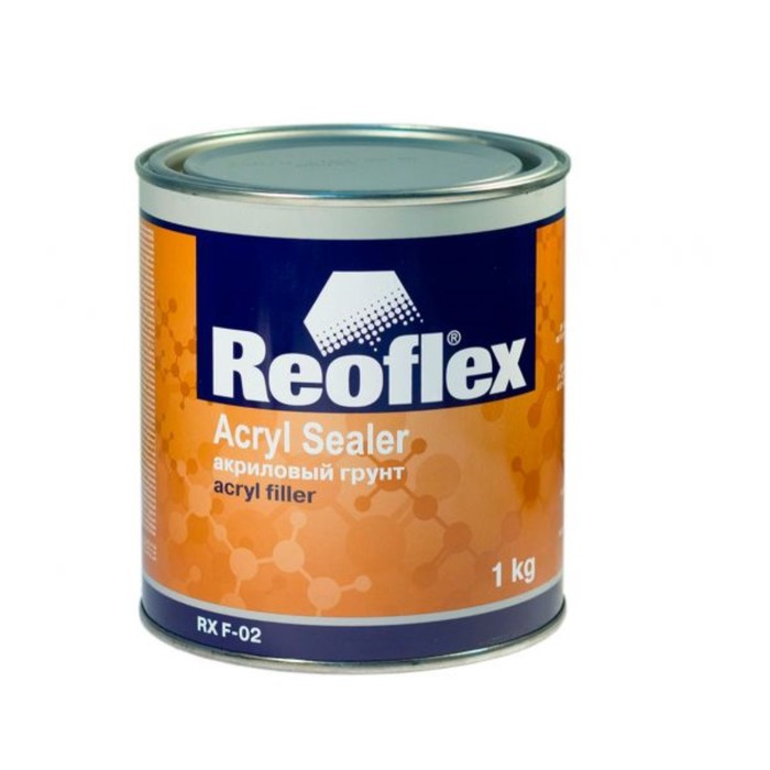 Грунт Reoflex акриловый, 1К, черный, 1 кг