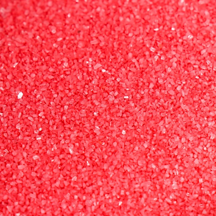 Песок цветной в ведерке "Красный" 1000гр