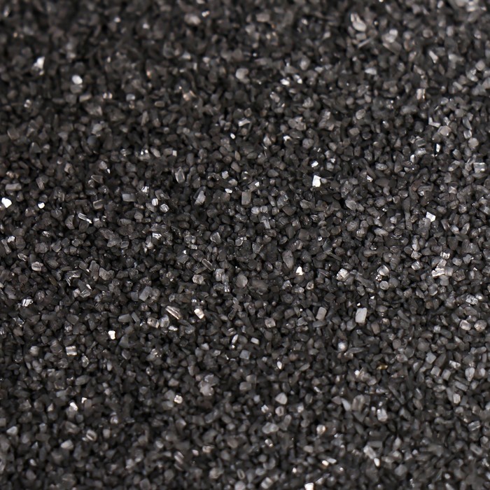 Песок цветной в ведерке "Черный" 1000гр