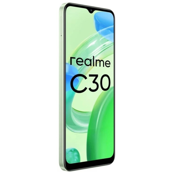 фото Смартфон realme c30, 6.5", lcd, 2 sim, 4 гб, 64 гб, 8 мп, 5 мп, microsd, 5000 мач, зеленый