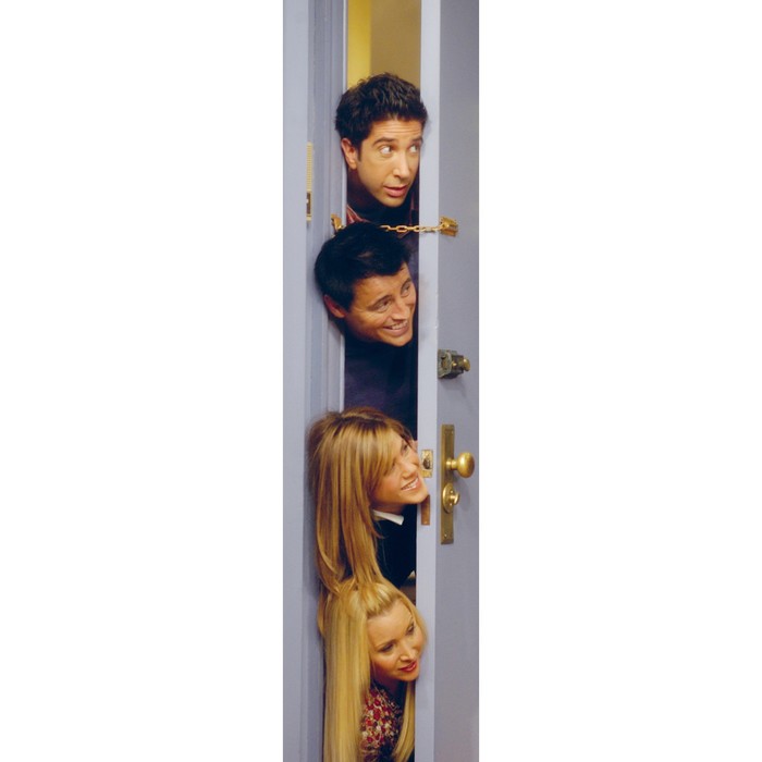 

Закладка с резинкой. Friends