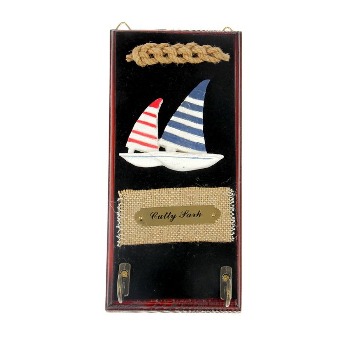 Крючки декоративные "Два парусника"