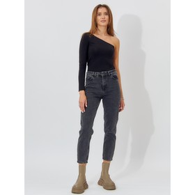 

Джинсы женские, цвет тёмно-серый, размер 44-46