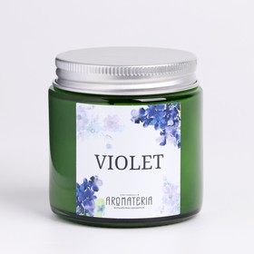 

Свеча из соевого воска в банке "Spring Flowers. Violet", 25 ч, 120 мл, фиалка