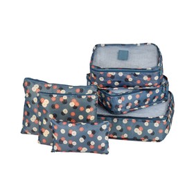 

Органайзеры для хранения,набор 6 шт, полиэстер, цвет голубой