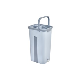 

Швабра с вертикальным отжимом 21.5x18x37.5 см, пластик, голубая