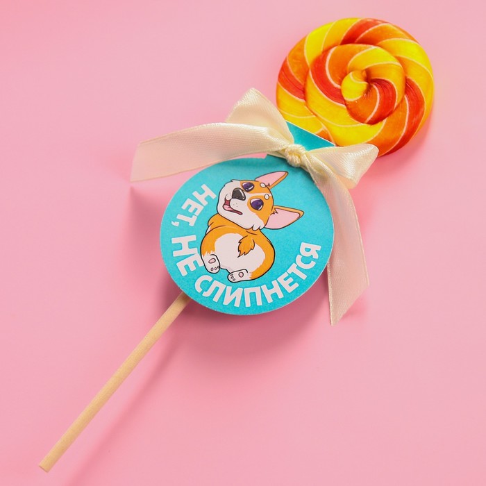 

Леденцы на палочке с шильдиком «Не слипнется», вкус: красный апельсин, 15 г.