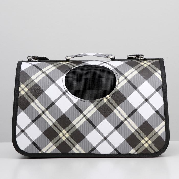 Сумка-переноска каркасная, 37,5 х 15 х 24 см