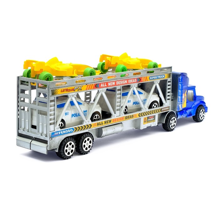 Грузовик инерционный "Автовоз", цвета МИКС