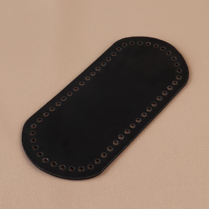 Донце для сумки, 22 × 10 × 0,3 см, цвет чёрный