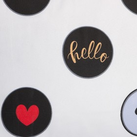 

Пододеяльник Экономь и Я 200*217 Hello, 100% полиэстер, микрофайбер 75 г/м²