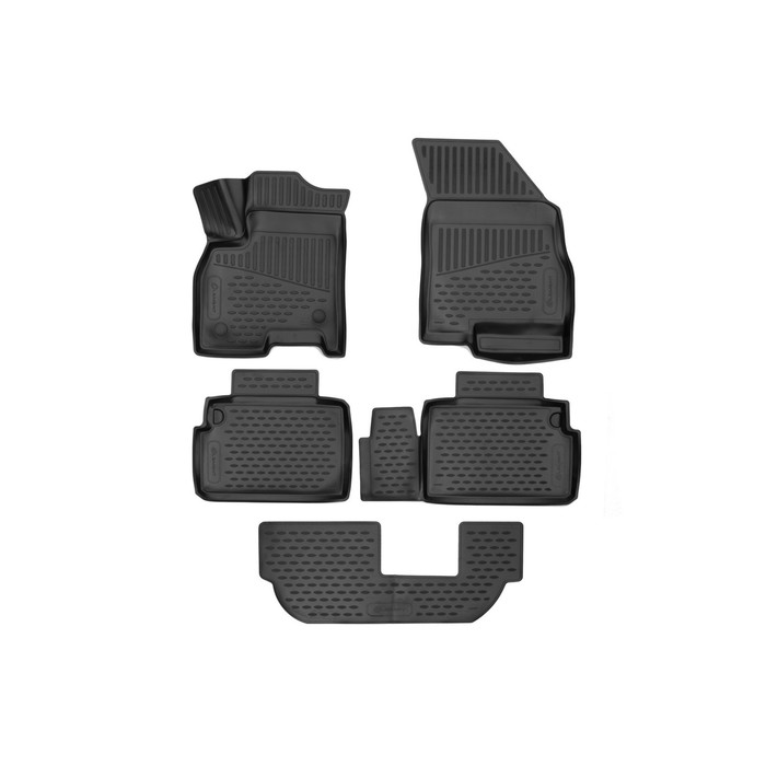 Коврики 3D в салон CHERY Tiggo 8 Pro 2021-, 5шт. (полиуретан) коврик в багажник chery tiggo 8 pro 2021 внед полиуретан