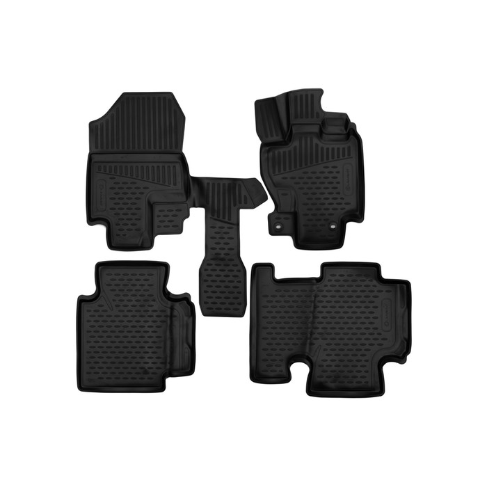 

Коврики 3D в салон HONDA Freed, 2008-2016 П.Р. минивэн, 4шт., (полиуретан)