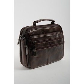 

Планшет, 2 отдел на молнии, цвет коричневый 23х8х18см