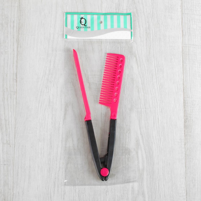 Расческа для выпрямления волос при помощи фена